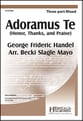 Adoramus Te Three-Part Mixed choral sheet music cover